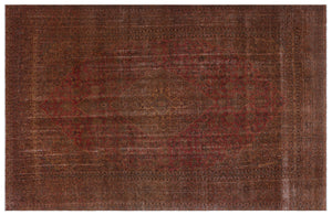 Naturel Over Dyed Vintage XLarge Rug 8'11'' x 14'1'' ft 273 x 428 cm