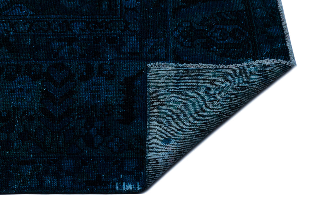 Turquoise  Over Dyed Vintage XLarge Rug 9'4'' x 12'0'' ft 285 x 367 cm