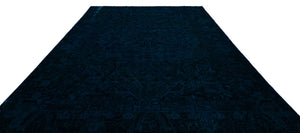 Turquoise  Over Dyed Vintage XLarge Rug 9'4'' x 12'0'' ft 285 x 367 cm