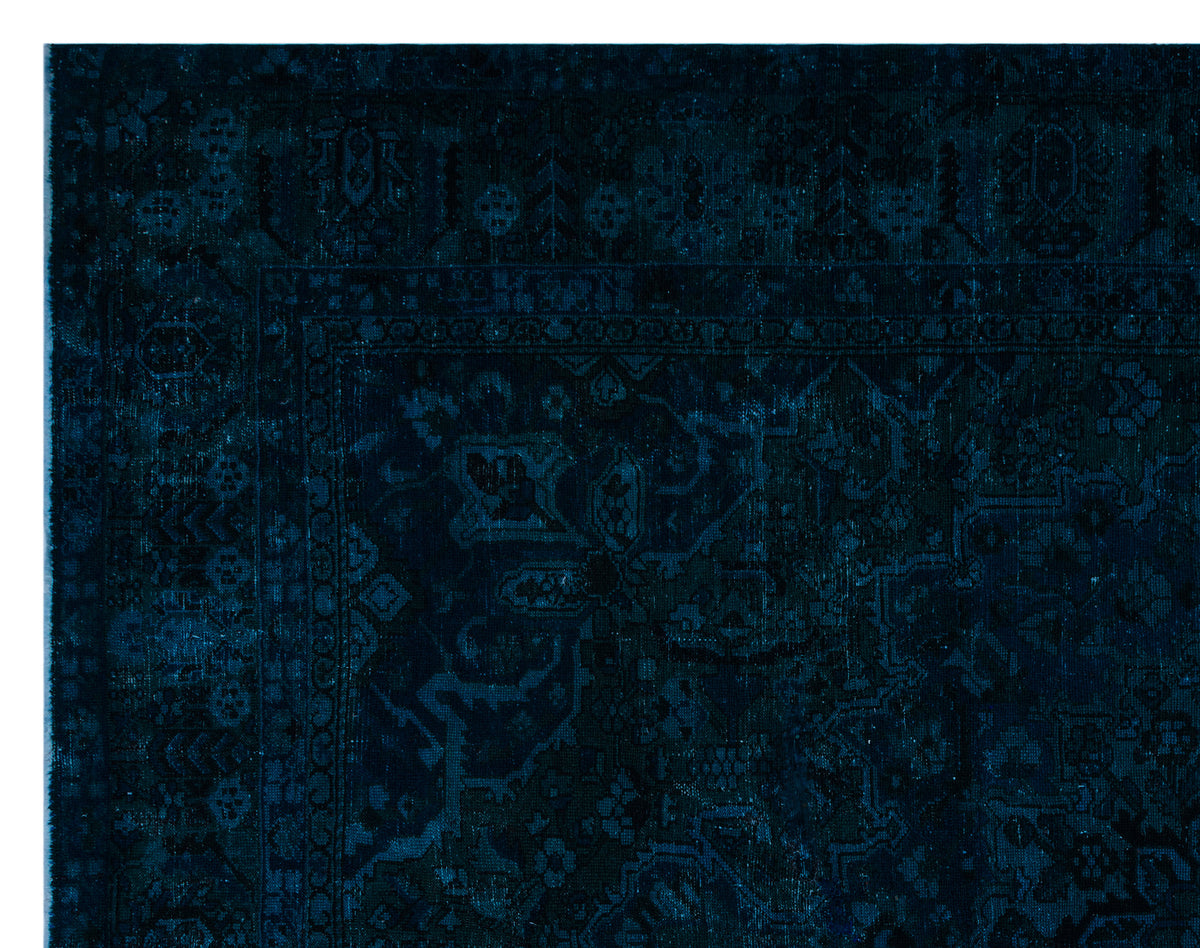 Turquoise  Over Dyed Vintage XLarge Rug 9&#39;4&#39;&#39; x 12&#39;0&#39;&#39; ft 285 x 367 cm
