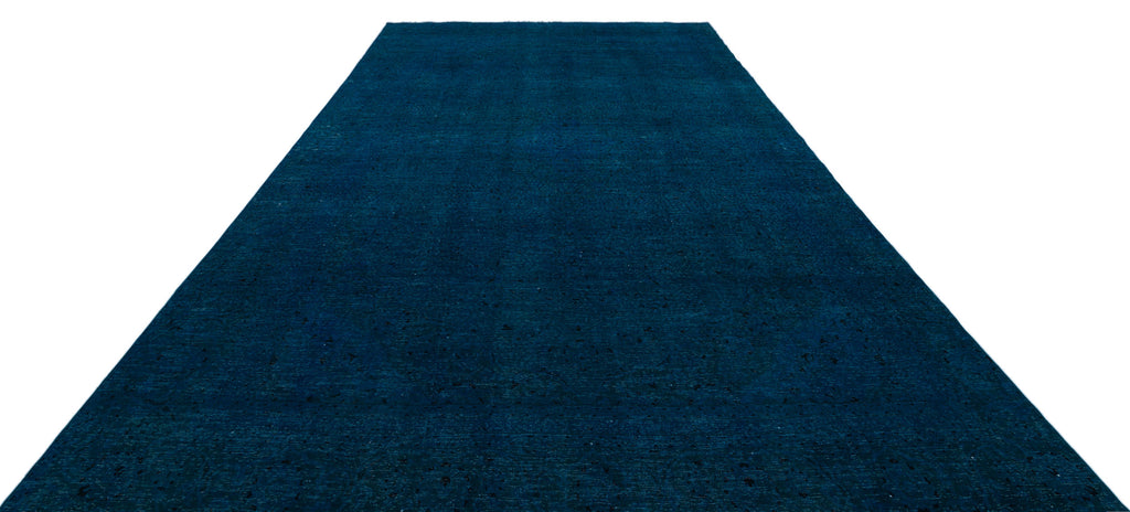 Turquoise  Over Dyed Vintage XLarge Rug 8'7'' x 12'12'' ft 262 x 395 cm
