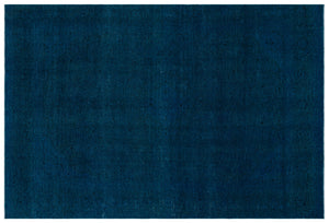 Turquoise  Over Dyed Vintage XLarge Rug 8'7'' x 12'12'' ft 262 x 395 cm