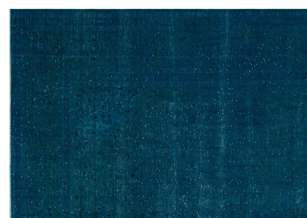 Turquoise  Over Dyed Vintage XLarge Rug 9&#39;10&#39;&#39; x 14&#39;0&#39;&#39; ft 300 x 427 cm