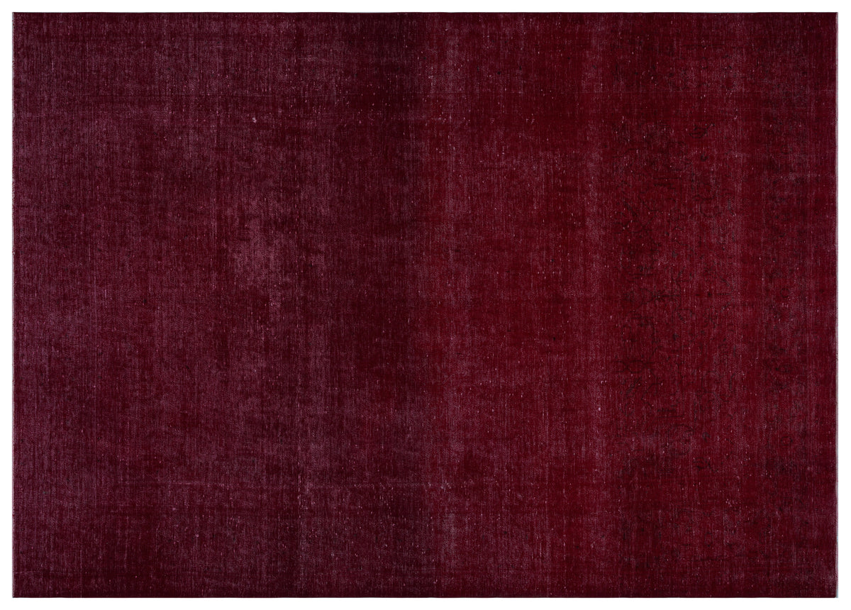 Red Over Dyed Vintage XLarge Rug 9&#39;3&#39;&#39; x 13&#39;0&#39;&#39; ft 281 x 397 cm