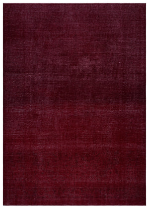 Red Over Dyed Vintage XLarge Rug 9'3'' x 13'0'' ft 281 x 397 cm