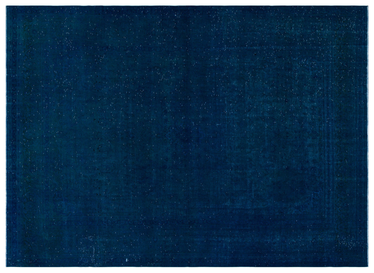 Turquoise  Over Dyed Vintage XLarge Rug 9&#39;3&#39;&#39; x 13&#39;1&#39;&#39; ft 283 x 399 cm