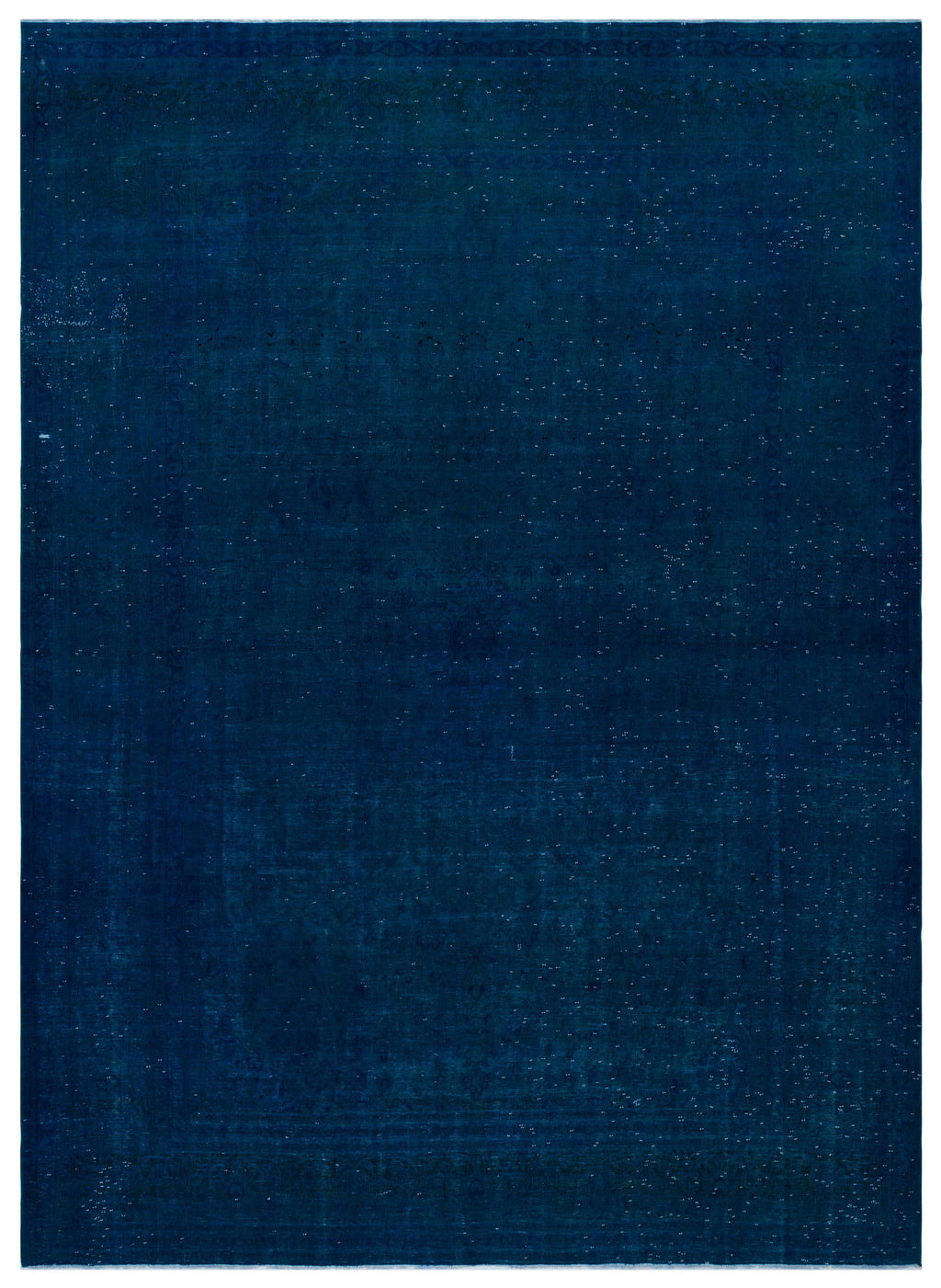 Turquoise  Over Dyed Vintage XLarge Rug 9'3'' x 13'1'' ft 283 x 399 cm