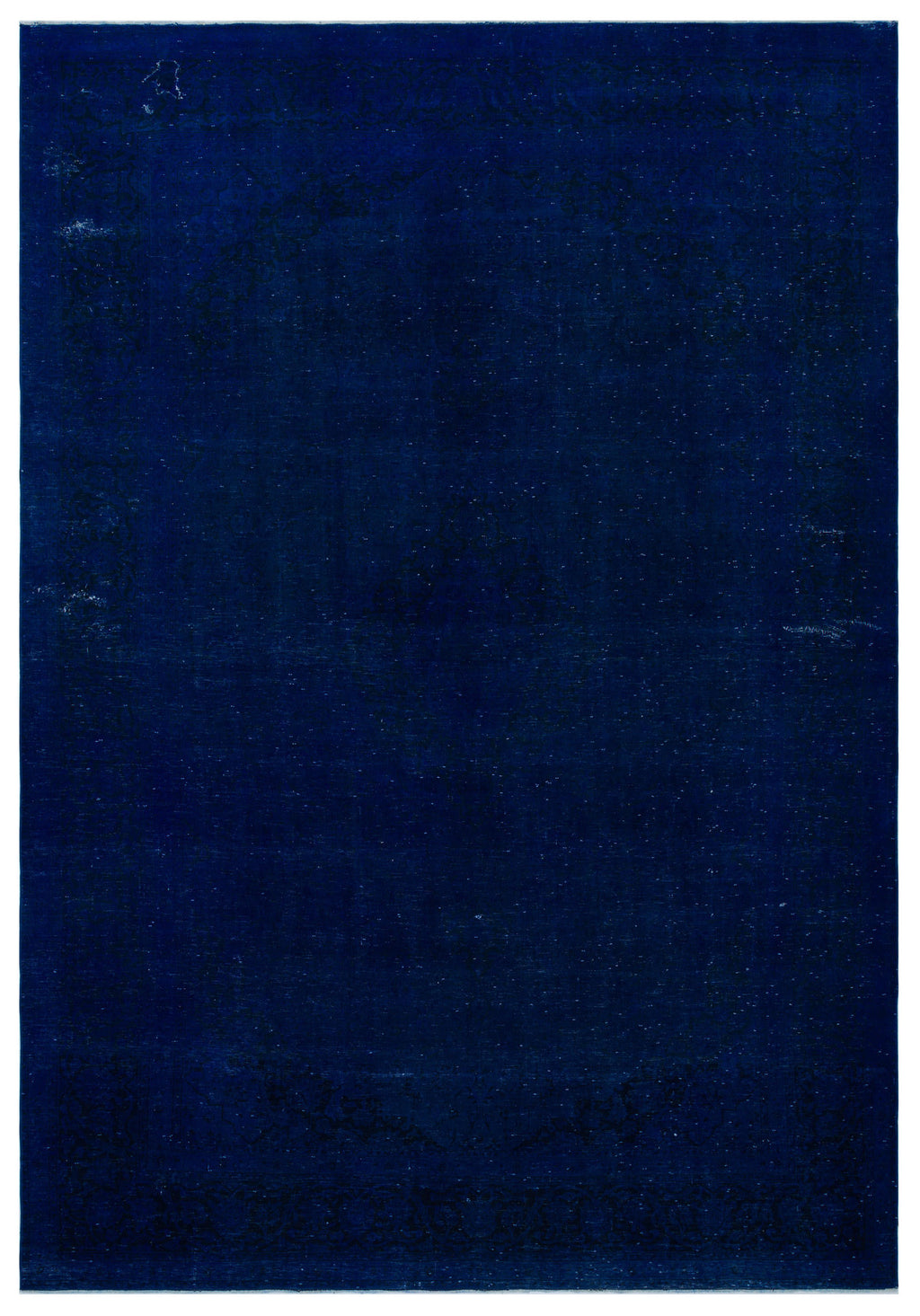 Blue Over Dyed Vintage XLarge Rug 9'8'' x 13'10'' ft 294 x 422 cm