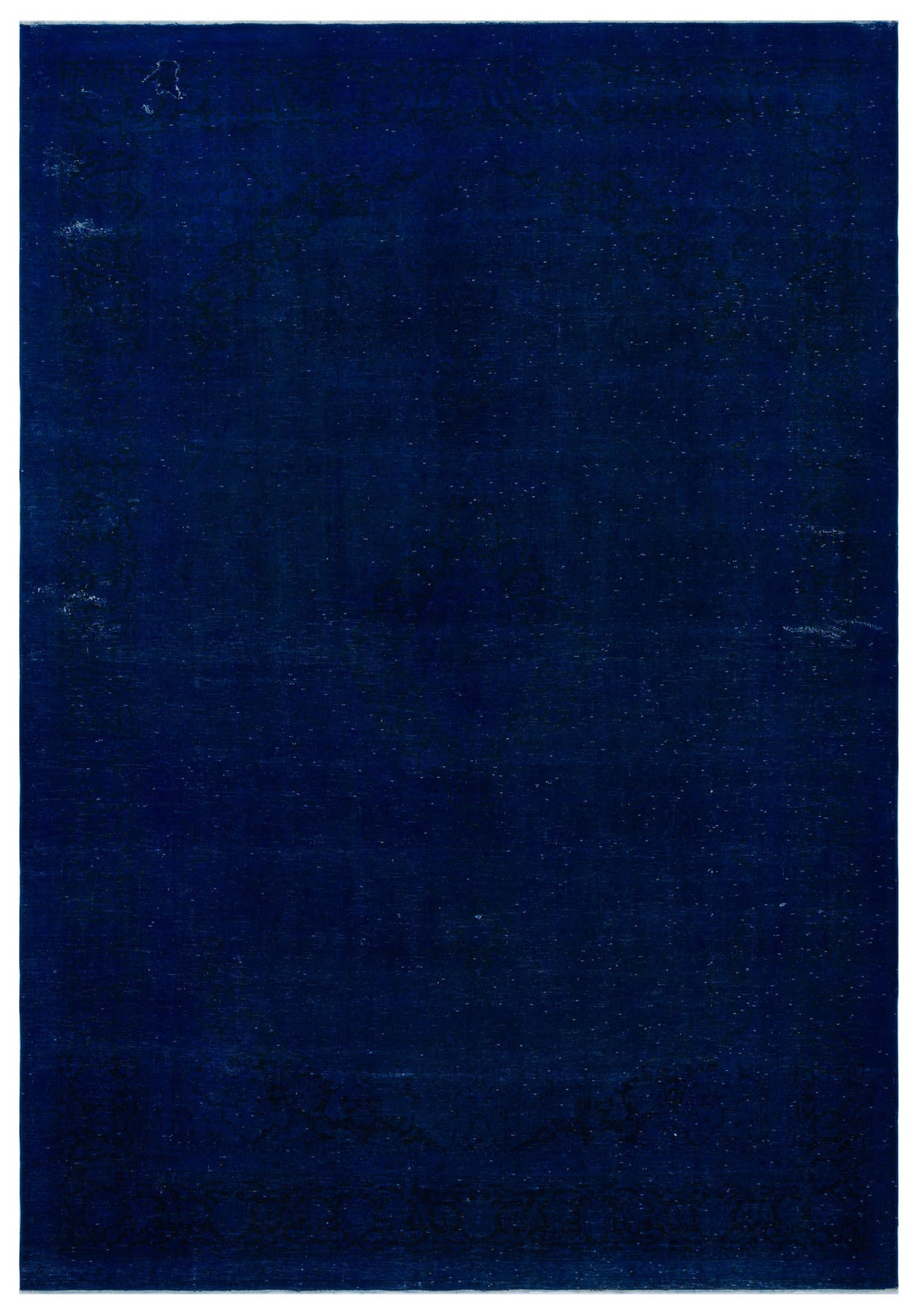 Blue Over Dyed Vintage XLarge Rug 9&#39;8&#39;&#39; x 13&#39;10&#39;&#39; ft 294 x 422 cm