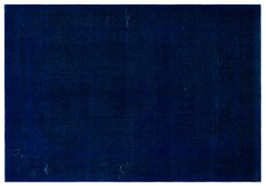 Blue Over Dyed Vintage XLarge Rug 9'8'' x 13'10'' ft 294 x 422 cm