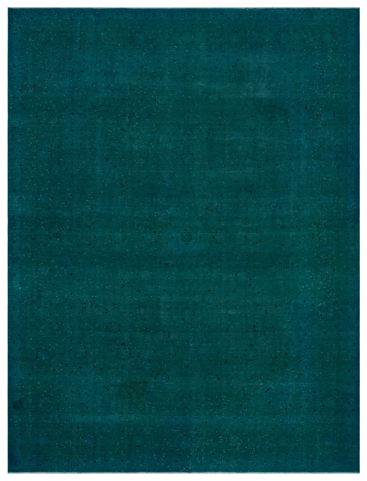 Turquoise  Over Dyed Vintage XLarge Rug 9&#39;7&#39;&#39; x 12&#39;9&#39;&#39; ft 291 x 389 cm