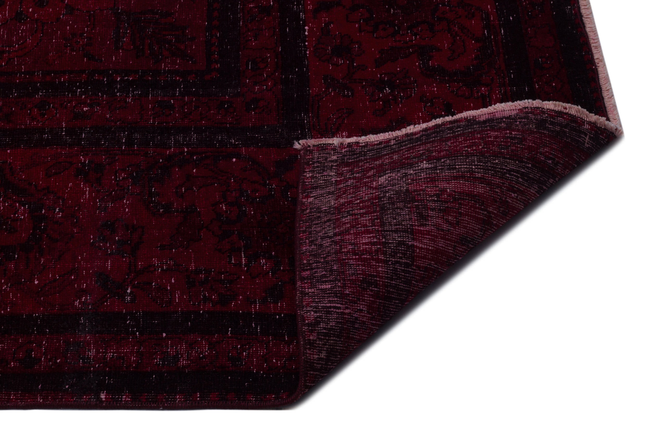 Red Over Dyed Vintage XLarge Rug 10'7'' x 14'4'' ft 323 x 436 cm