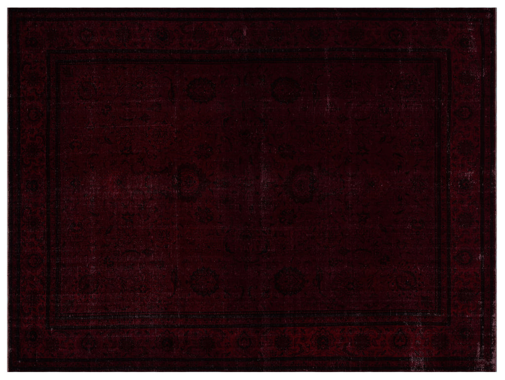 Red Over Dyed Vintage XLarge Rug 10'7'' x 14'4'' ft 323 x 436 cm