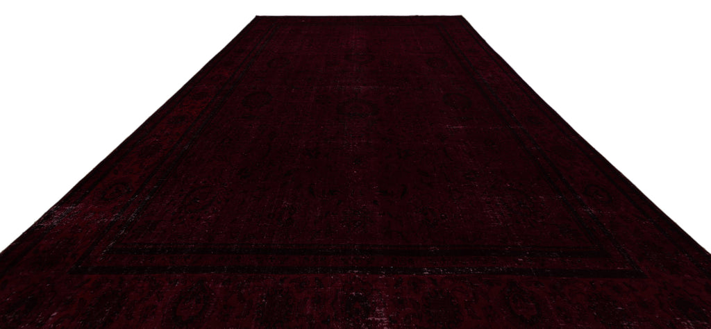 Red Over Dyed Vintage XLarge Rug 10'7'' x 14'4'' ft 323 x 436 cm