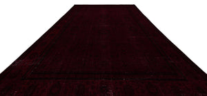 Red Over Dyed Vintage XLarge Rug 10'7'' x 14'4'' ft 323 x 436 cm