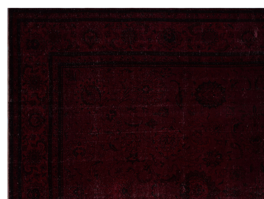 Red Over Dyed Vintage XLarge Rug 10'7'' x 14'4'' ft 323 x 436 cm