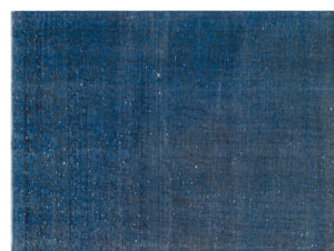 Blue Over Dyed Vintage XLarge Rug 9'7'' x 12'9'' ft 292 x 388 cm
