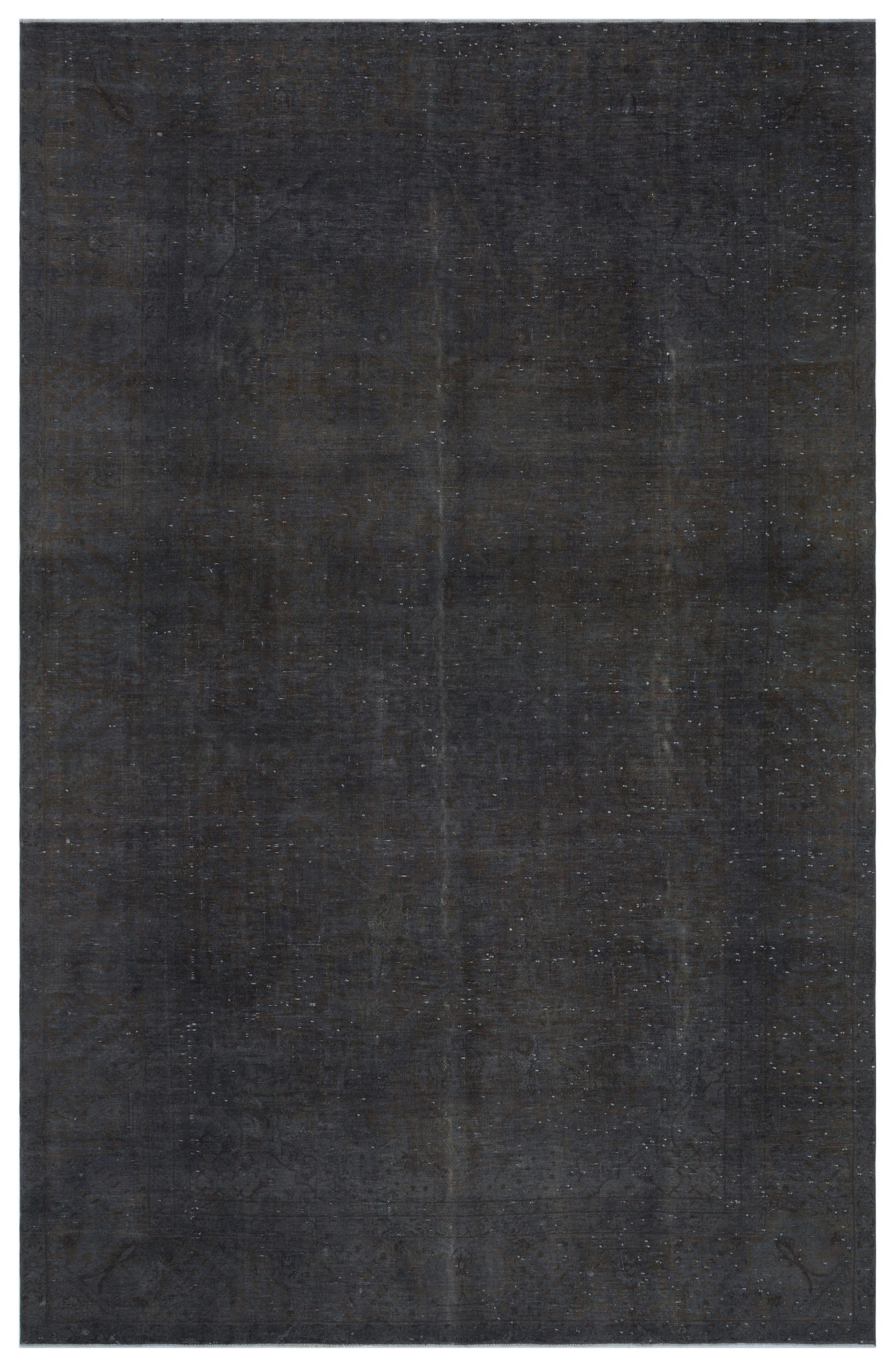 Gray Over Dyed Vintage XLarge Rug 9'5'' x 14'8'' ft 288 x 448 cm