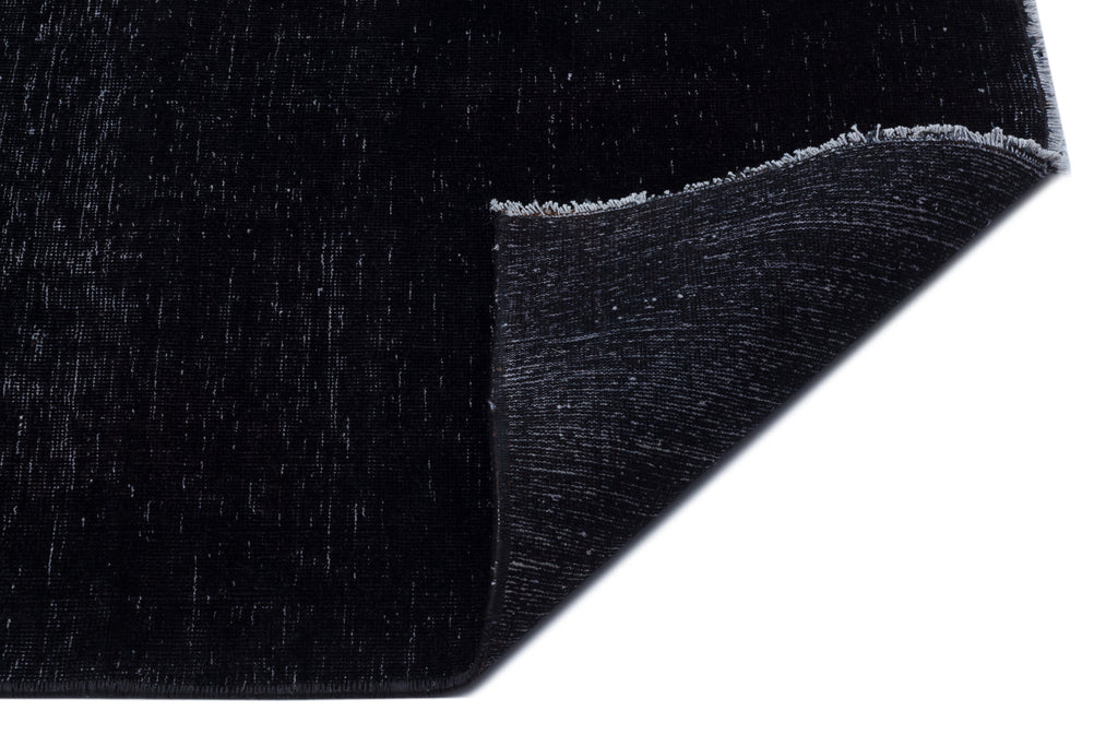 Black Over Dyed Vintage XLarge Rug 9'8'' x 12'5'' ft 294 x 378 cm