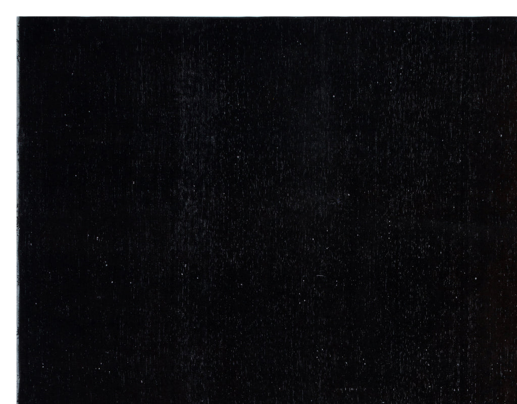 Black Over Dyed Vintage XLarge Rug 9'8'' x 12'5'' ft 294 x 378 cm