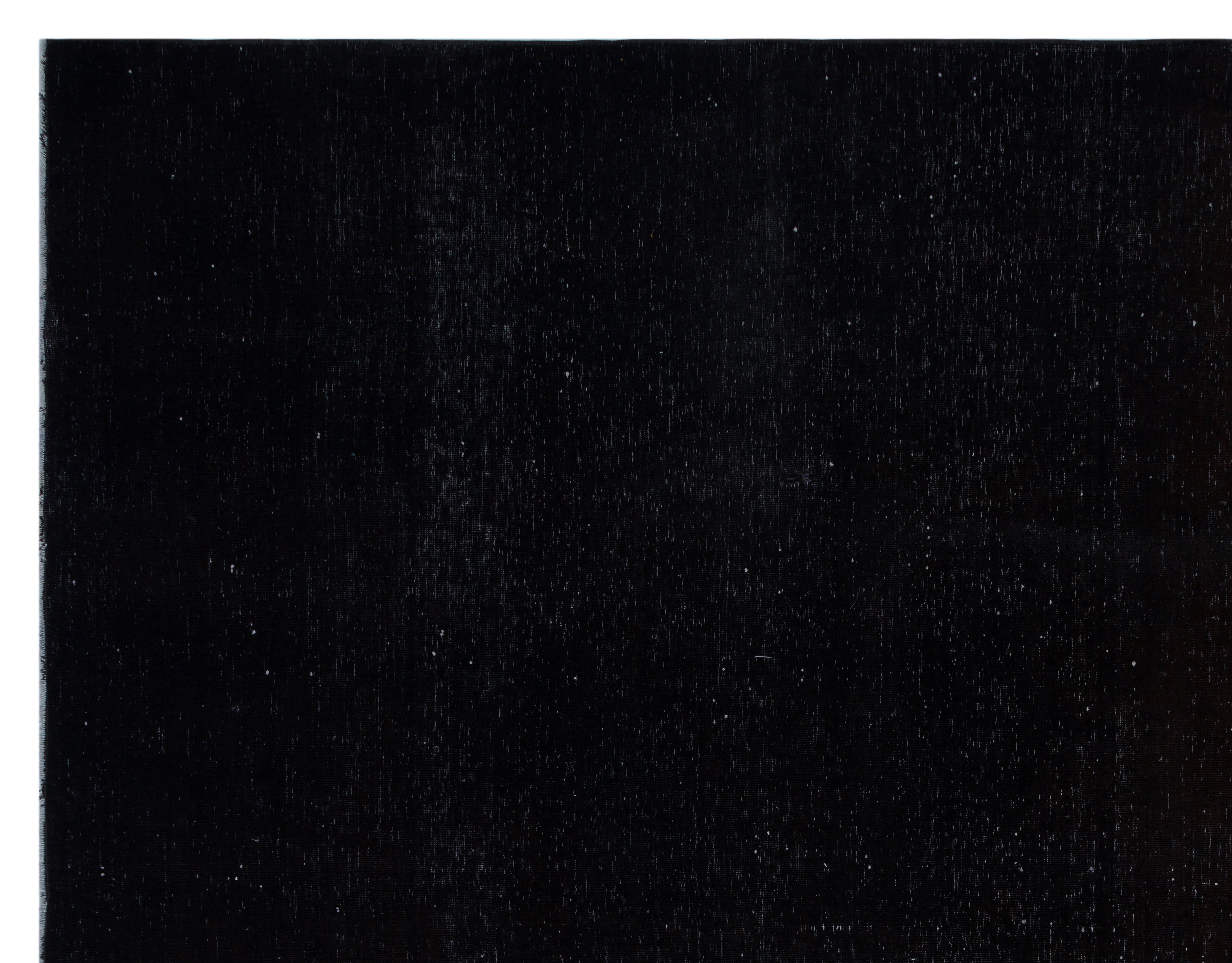 Black Over Dyed Vintage XLarge Rug 9'8'' x 12'5'' ft 294 x 378 cm
