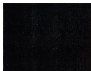 Black Over Dyed Vintage XLarge Rug 9'8'' x 12'5'' ft 294 x 378 cm