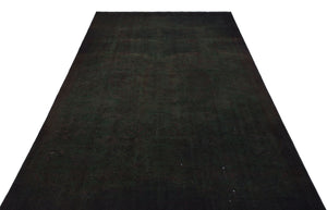 Black Over Dyed Vintage Rug 5'1'' x 8'3'' ft 156 x 252 cm