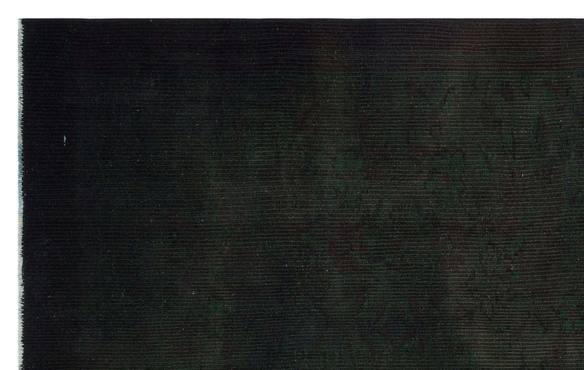 Black Over Dyed Vintage Rug 5&#39;1&#39;&#39; x 8&#39;3&#39;&#39; ft 156 x 252 cm