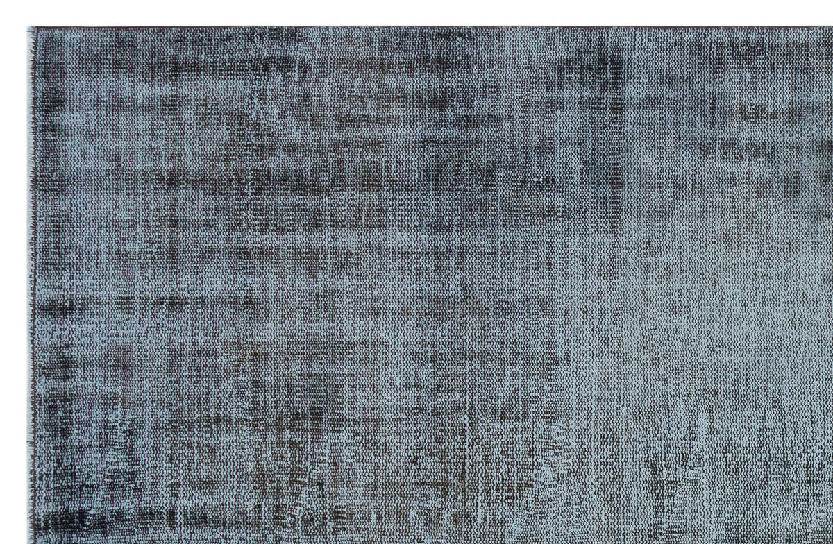 Gray Over Dyed Vintage Rug 5&#39;3&#39;&#39; x 7&#39;12&#39;&#39; ft 159 x 243 cm