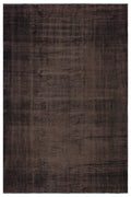 Brown Over Dyed Vintage Rug 5'9'' x 9'0'' ft 174 x 275 cm