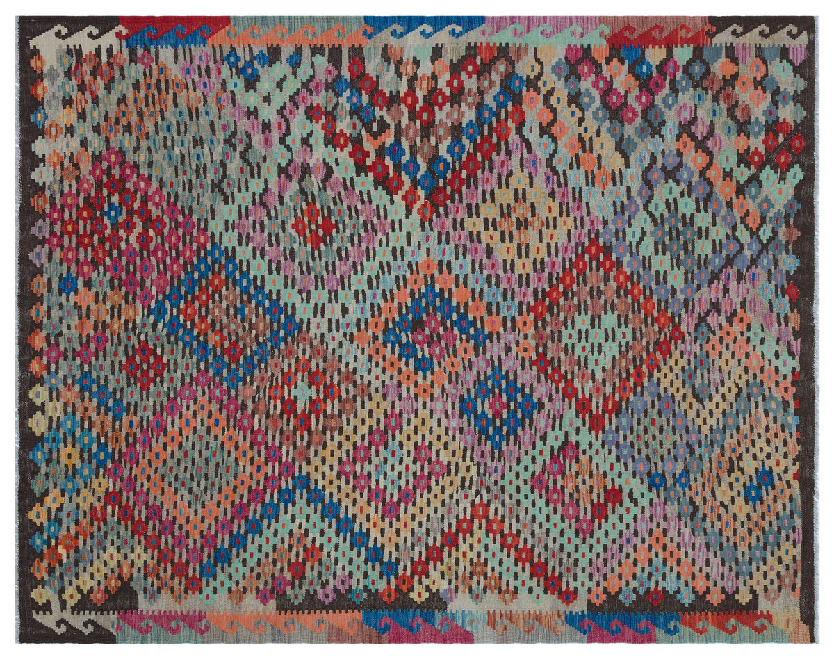 Naturel Over Dyed Kandahar Rug 6&#39;4&#39;&#39; x 7&#39;12&#39;&#39; ft 193 x 243 cm