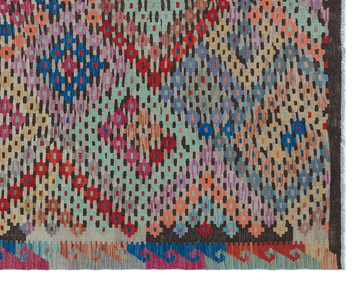 Naturel Over Dyed Kandahar Rug 6&#39;4&#39;&#39; x 7&#39;12&#39;&#39; ft 193 x 243 cm