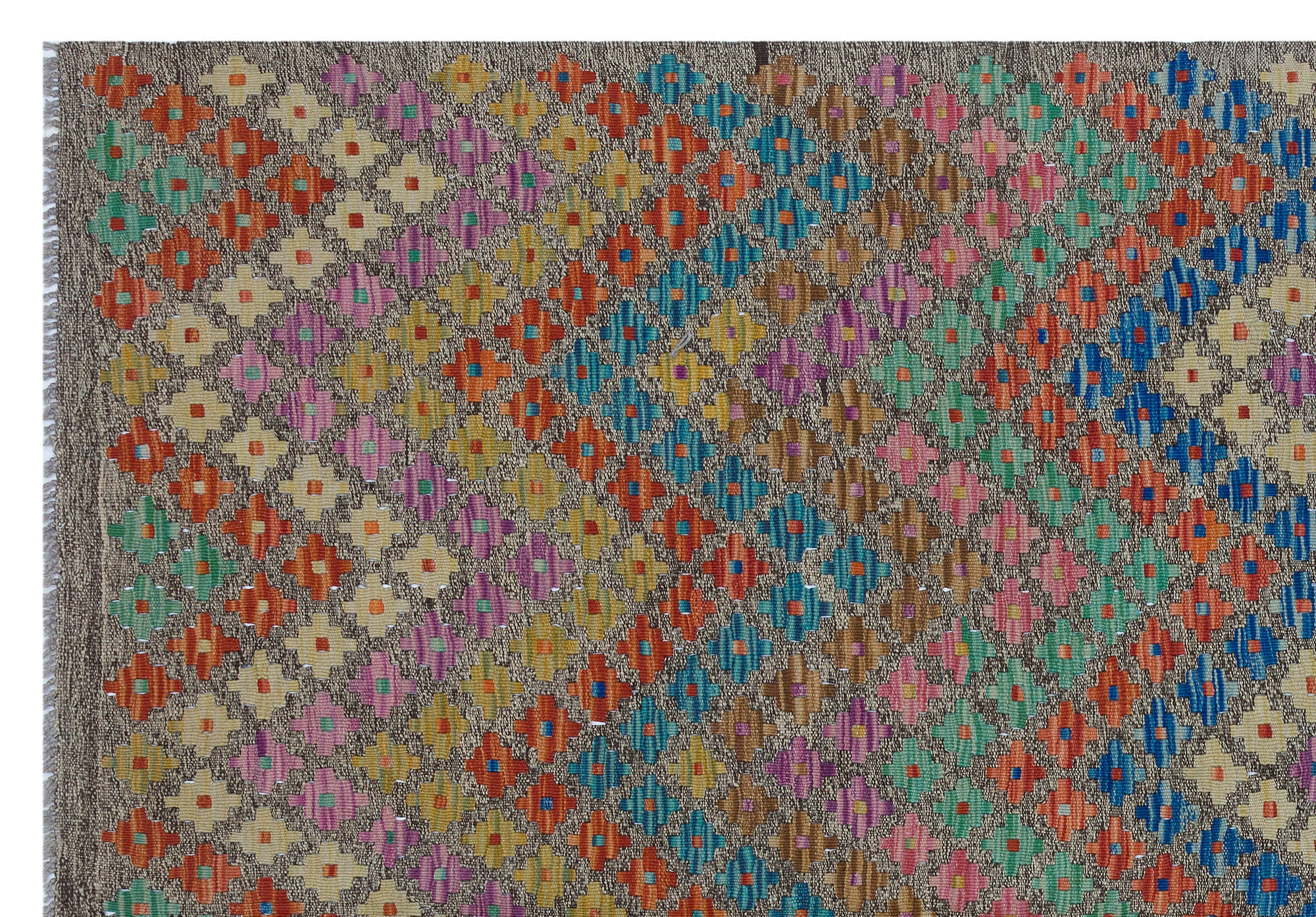 Naturel Over Dyed Kandahar Rug 5'10'' x 7'11'' ft 178 x 242 cm