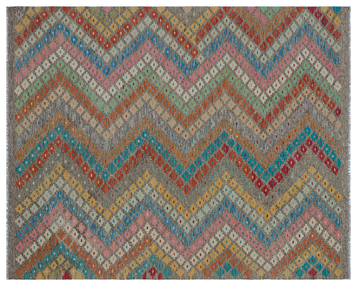 Naturel Over Dyed Kandahar Rug 5&#39;3&#39;&#39; x 6&#39;5&#39;&#39; ft 160 x 196 cm