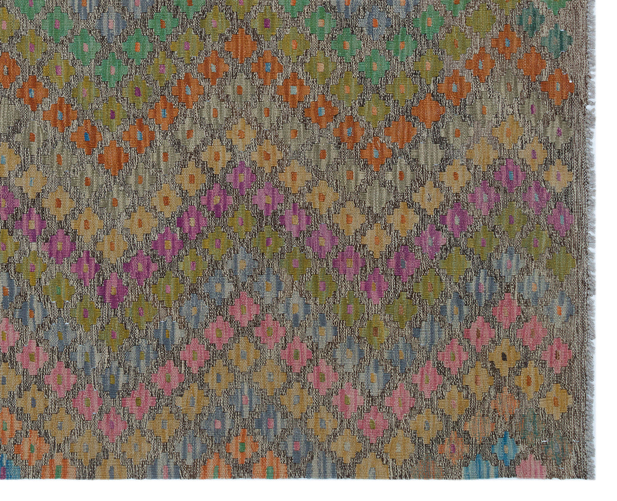 Naturel Over Dyed Kandahar Rug 5&#39;3&#39;&#39; x 6&#39;5&#39;&#39; ft 160 x 196 cm