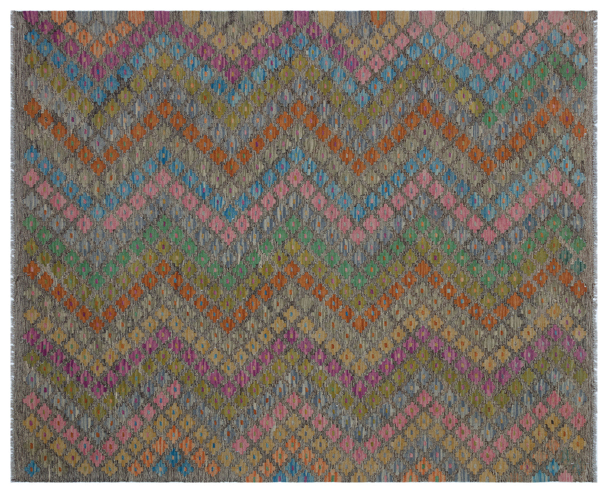 Naturel Over Dyed Kandahar Rug 5&#39;3&#39;&#39; x 6&#39;5&#39;&#39; ft 160 x 196 cm