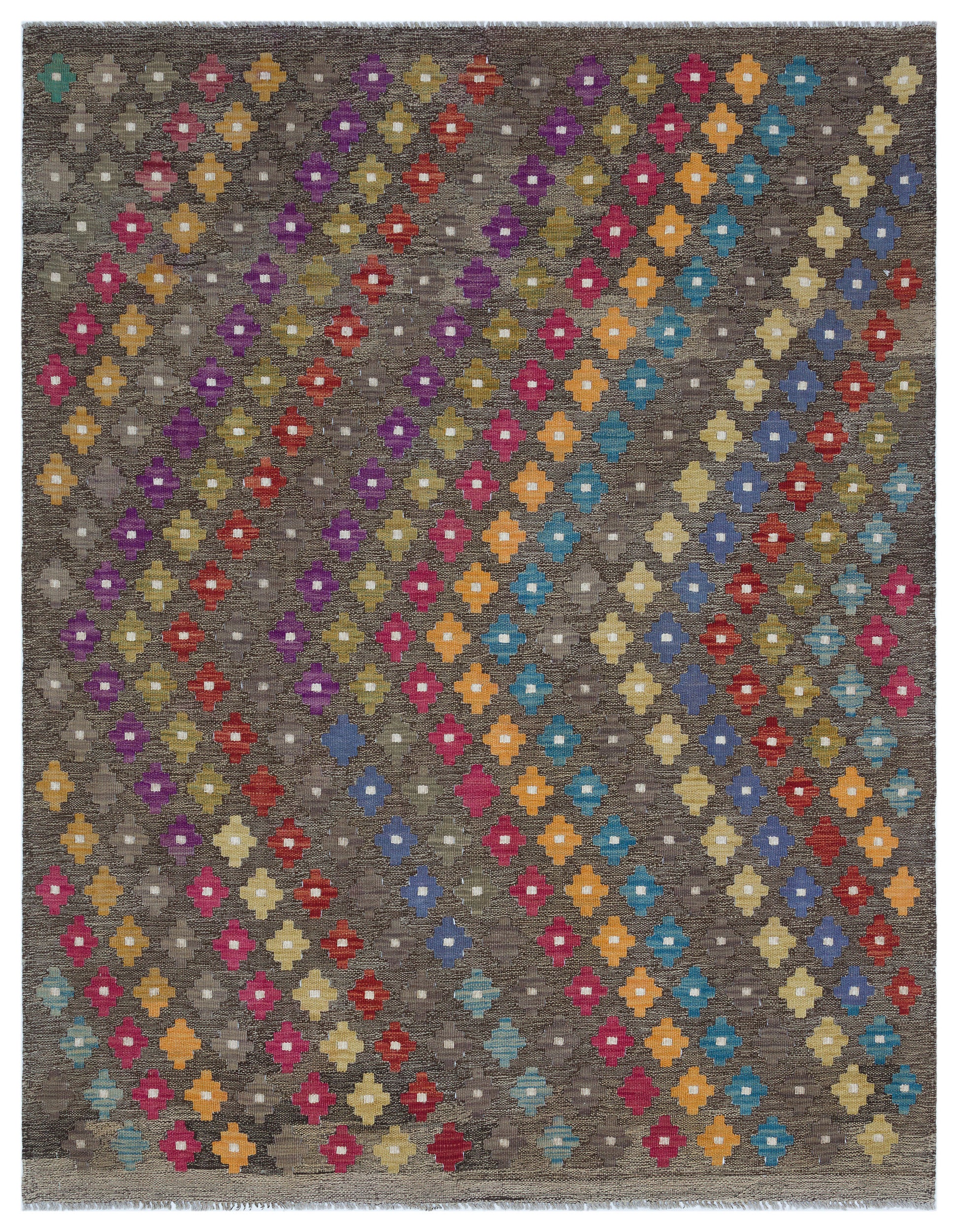 Naturel Over Dyed Kandahar Rug 5'1'' x 6'6'' ft 155 x 197 cm