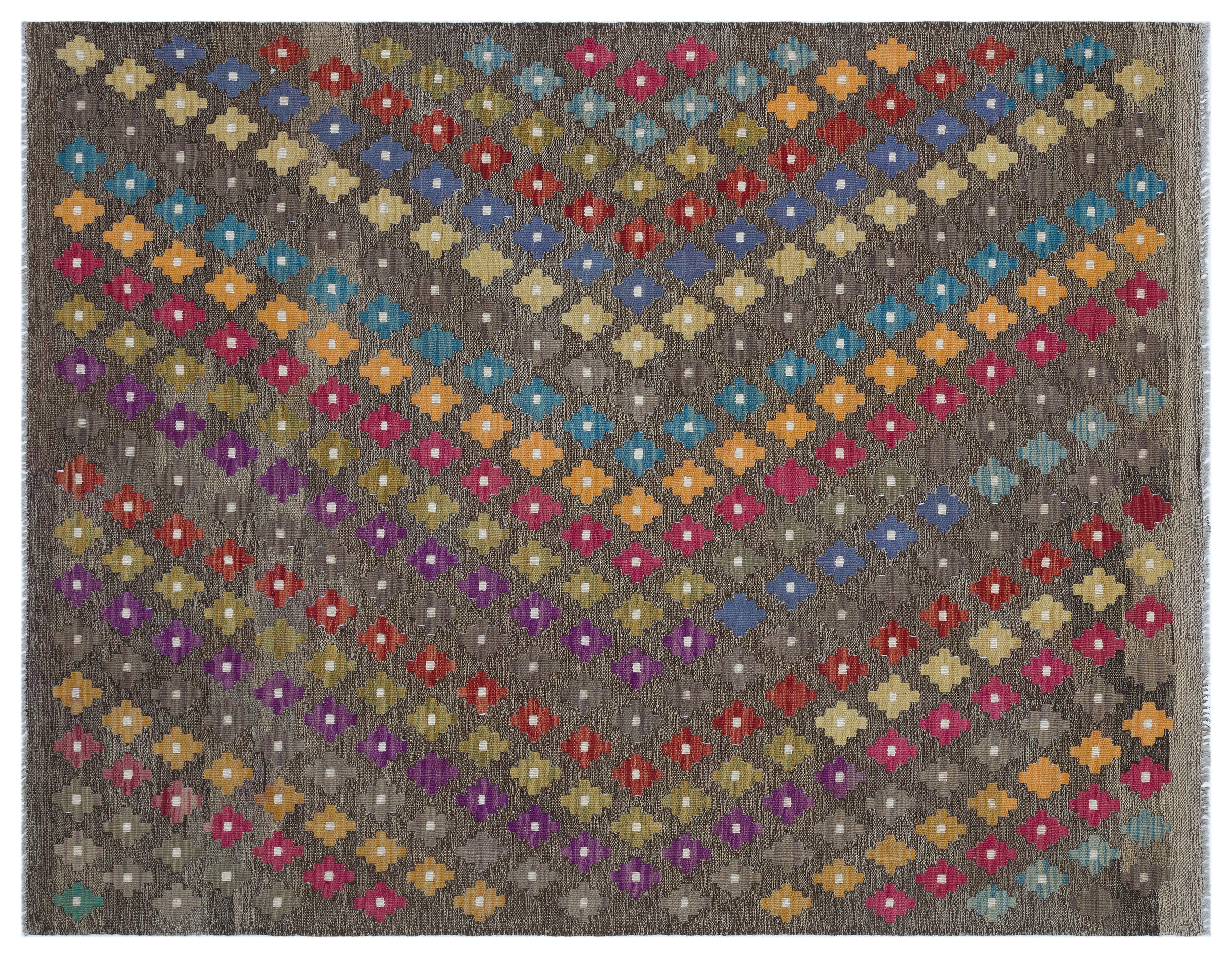 Naturel Over Dyed Kandahar Rug 5'1'' x 6'6'' ft 155 x 197 cm