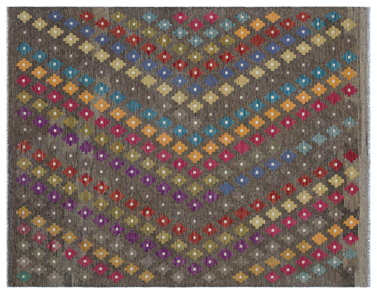 Naturel Over Dyed Kandahar Rug 5&#39;1&#39;&#39; x 6&#39;6&#39;&#39; ft 155 x 197 cm