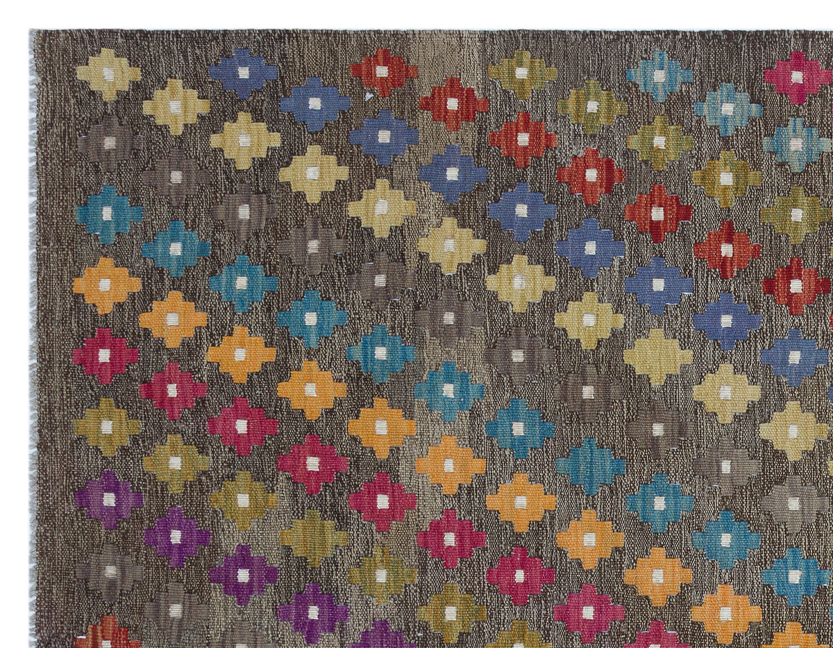 Naturel Over Dyed Kandahar Rug 5&#39;1&#39;&#39; x 6&#39;6&#39;&#39; ft 155 x 197 cm