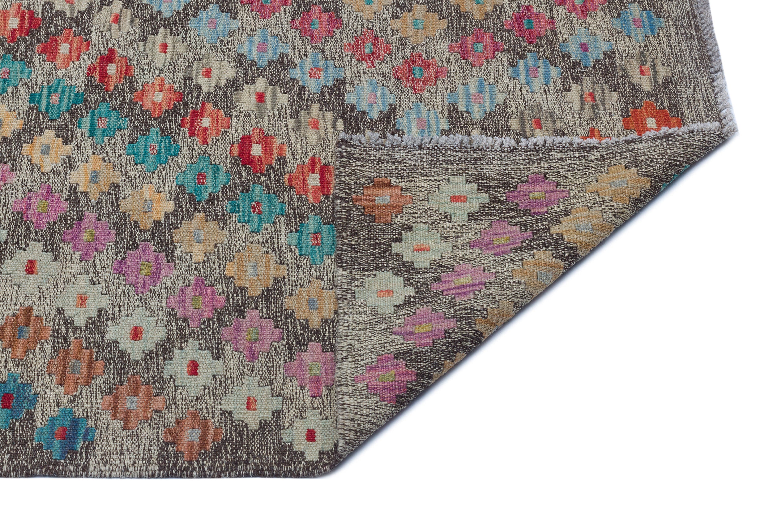 Naturel Over Dyed Kandahar Rug 5'1'' x 6'5'' ft 154 x 195 cm