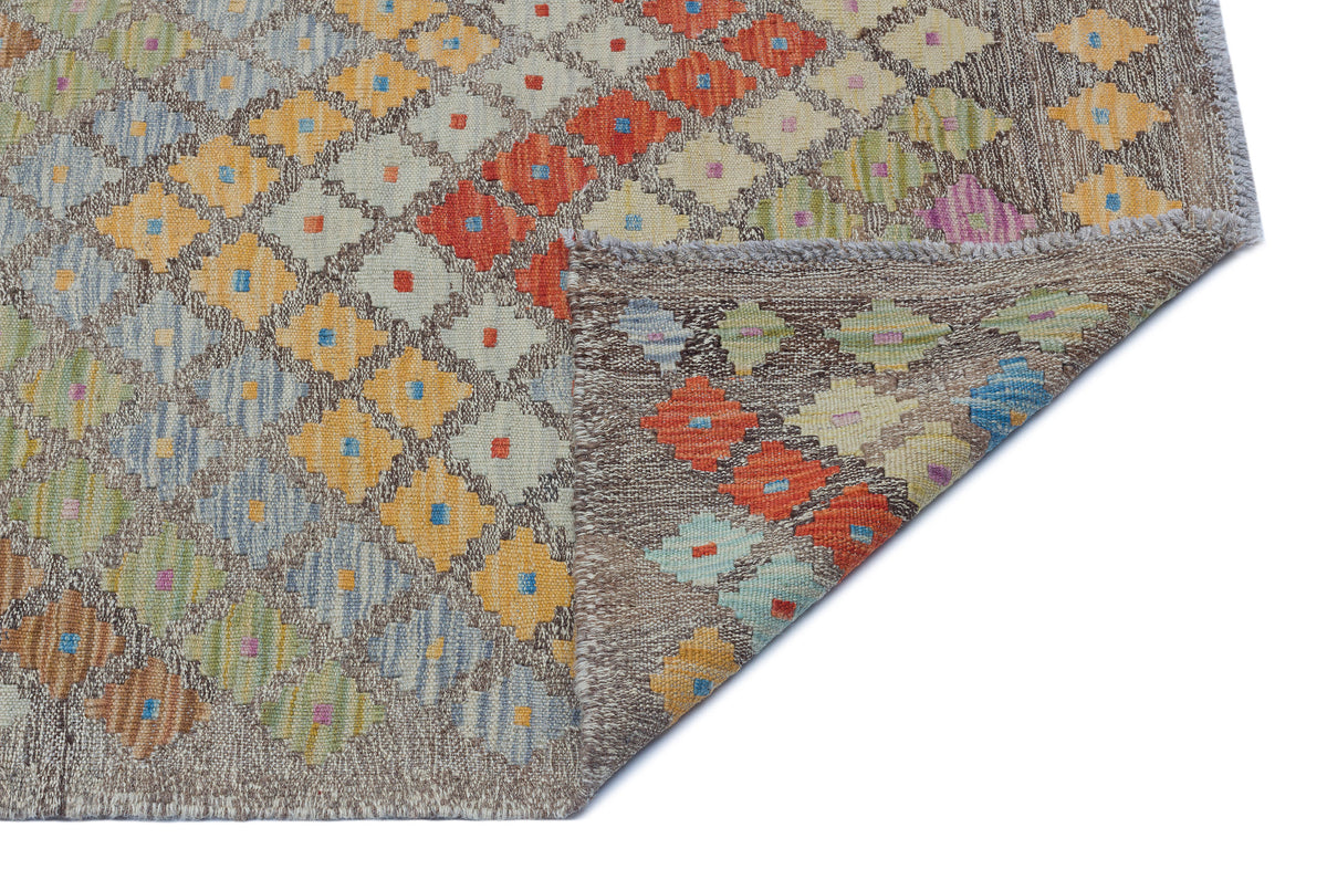 Naturel Over Dyed Kandahar Rug 4&#39;11&#39;&#39; x 6&#39;6&#39;&#39; ft 150 x 198 cm