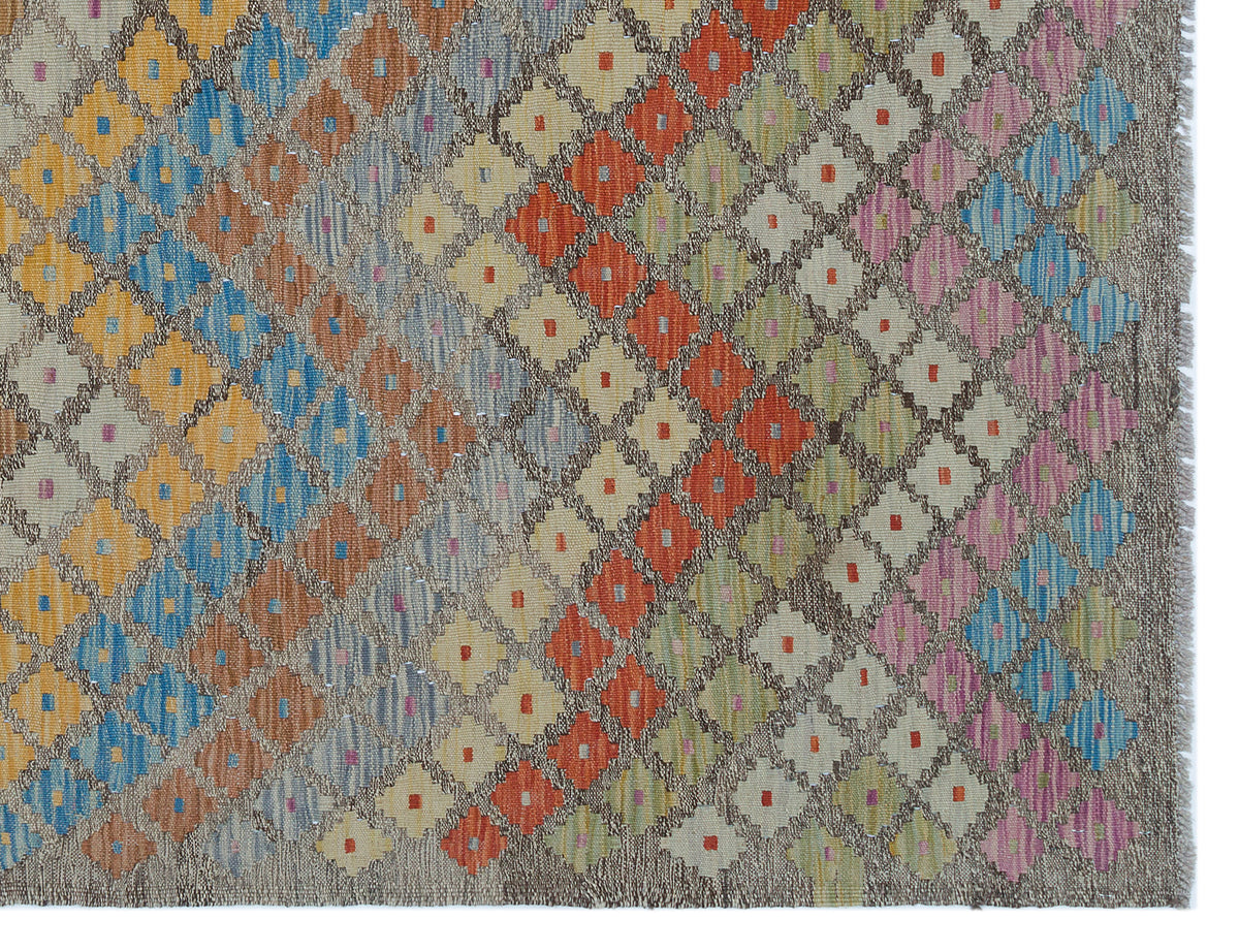 Naturel Over Dyed Kandahar Rug 4&#39;11&#39;&#39; x 6&#39;6&#39;&#39; ft 150 x 198 cm