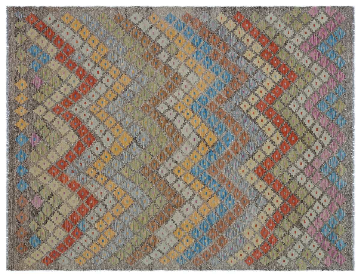 Naturel Over Dyed Kandahar Rug 4&#39;11&#39;&#39; x 6&#39;6&#39;&#39; ft 150 x 198 cm