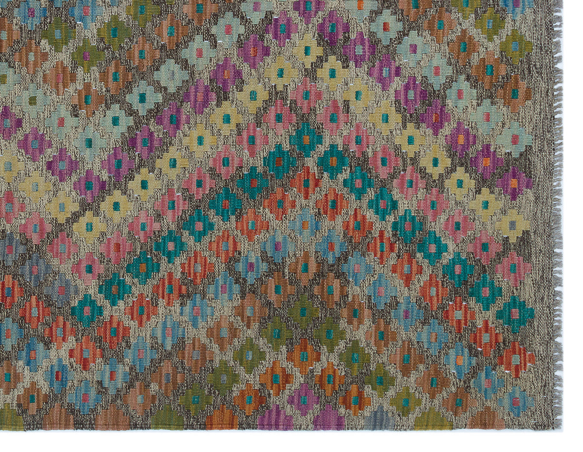 Naturel Over Dyed Kandahar Rug 5&#39;1&#39;&#39; x 6&#39;6&#39;&#39; ft 156 x 197 cm