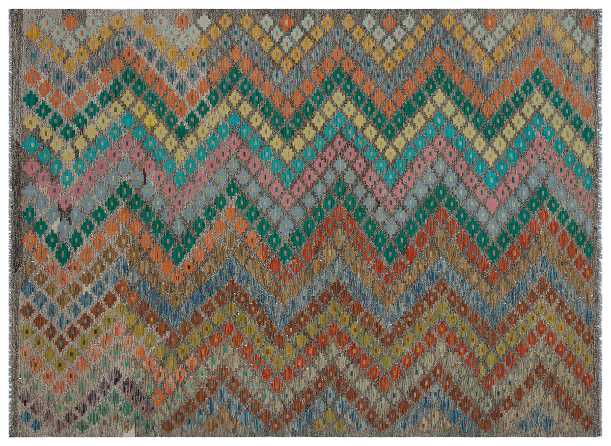 Naturel Over Dyed Kandahar Rug 5&#39;11&#39;&#39; x 8&#39;0&#39;&#39; ft 180 x 244 cm