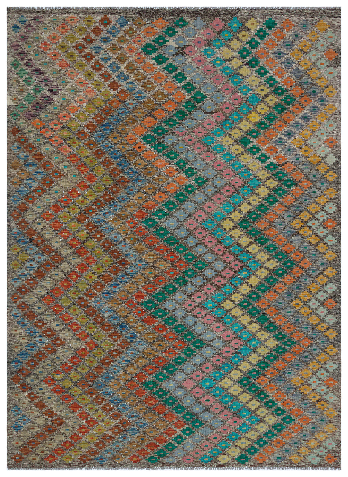 Naturel Over Dyed Kandahar Rug 5&#39;11&#39;&#39; x 8&#39;0&#39;&#39; ft 180 x 244 cm