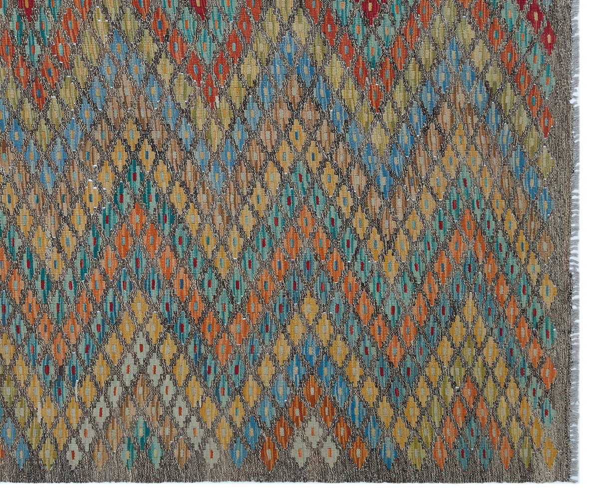 Naturel Over Dyed Kandahar Rug 6&#39;9&#39;&#39; x 8&#39;1&#39;&#39; ft 207 x 246 cm