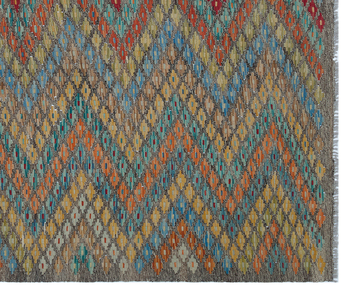 Naturel Over Dyed Kandahar Rug 6&#39;9&#39;&#39; x 8&#39;1&#39;&#39; ft 207 x 246 cm