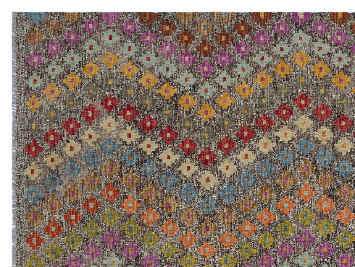 Naturel Over Dyed Kandahar Rug 5&#39;12&#39;&#39; x 7&#39;9&#39;&#39; ft 182 x 237 cm